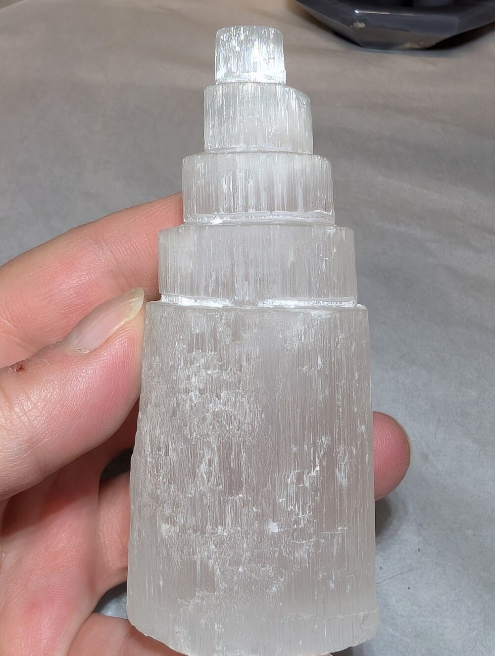 Satin Spar "Castle" Tower